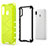 Silicone Transparent Frame Case Cover 360 Degrees AM1 for Samsung Galaxy A40