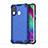 Silicone Transparent Frame Case Cover 360 Degrees AM1 for Samsung Galaxy A40