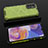 Silicone Transparent Frame Case Cover 360 Degrees AM1 for Samsung Galaxy F23 5G Green