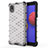 Silicone Transparent Frame Case Cover 360 Degrees AM1 for Samsung Galaxy M01 Core