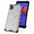 Silicone Transparent Frame Case Cover 360 Degrees AM1 for Samsung Galaxy M01 Core