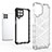Silicone Transparent Frame Case Cover 360 Degrees AM1 for Samsung Galaxy M33 5G