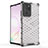 Silicone Transparent Frame Case Cover 360 Degrees AM1 for Samsung Galaxy Note 20 Ultra 5G