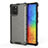 Silicone Transparent Frame Case Cover 360 Degrees AM1 for Samsung Galaxy S10 Lite
