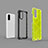 Silicone Transparent Frame Case Cover 360 Degrees AM1 for Samsung Galaxy S20