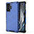 Silicone Transparent Frame Case Cover 360 Degrees AM1 for Xiaomi Poco F4 GT 5G Blue