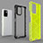 Silicone Transparent Frame Case Cover 360 Degrees AM1 for Xiaomi Poco X3 GT 5G