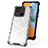 Silicone Transparent Frame Case Cover 360 Degrees AM1 for Xiaomi Redmi 10C 4G