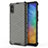 Silicone Transparent Frame Case Cover 360 Degrees AM1 for Xiaomi Redmi 9i