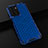 Silicone Transparent Frame Case Cover 360 Degrees AM2 for OnePlus Nord N20 SE Blue