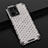 Silicone Transparent Frame Case Cover 360 Degrees AM2 for Oppo F21s Pro 4G White