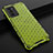 Silicone Transparent Frame Case Cover 360 Degrees AM2 for Oppo Reno6 Pro 5G India Green