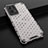 Silicone Transparent Frame Case Cover 360 Degrees AM2 for Oppo Reno7 Pro 5G