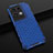 Silicone Transparent Frame Case Cover 360 Degrees AM2 for Oppo Reno8 Pro+ Plus 5G Blue