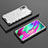 Silicone Transparent Frame Case Cover 360 Degrees AM2 for Samsung Galaxy A40