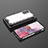 Silicone Transparent Frame Case Cover 360 Degrees AM2 for Samsung Galaxy S20