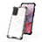 Silicone Transparent Frame Case Cover 360 Degrees AM2 for Samsung Galaxy S20 5G