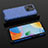Silicone Transparent Frame Case Cover 360 Degrees AM2 for Xiaomi Redmi 10C 4G Blue