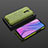 Silicone Transparent Frame Case Cover 360 Degrees AM2 for Xiaomi Redmi 9 Prime India Green