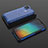 Silicone Transparent Frame Case Cover 360 Degrees AM2 for Xiaomi Redmi 9C Blue