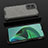 Silicone Transparent Frame Case Cover 360 Degrees AM2 for Xiaomi Redmi Note 11E 5G Black