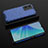 Silicone Transparent Frame Case Cover 360 Degrees AM3 for OnePlus Nord N20 SE Blue