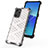 Silicone Transparent Frame Case Cover 360 Degrees AM3 for Oppo Reno6 Z 5G