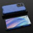 Silicone Transparent Frame Case Cover 360 Degrees AM3 for Oppo Reno7 Pro 5G Blue