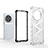 Silicone Transparent Frame Case Cover 360 Degrees AM3 for Vivo X90 Pro+ Plus 5G