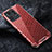 Silicone Transparent Frame Case Cover 360 Degrees AM3 for Xiaomi Mi Mix 4 5G Red