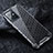 Silicone Transparent Frame Case Cover 360 Degrees AM4 for Vivo T1 5G India Gray