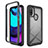 Silicone Transparent Frame Case Cover 360 Degrees for Motorola Moto E30