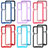 Silicone Transparent Frame Case Cover 360 Degrees for Motorola Moto Edge 20 5G