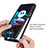 Silicone Transparent Frame Case Cover 360 Degrees for Motorola Moto Edge 30 5G
