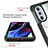 Silicone Transparent Frame Case Cover 360 Degrees for Motorola Moto Edge 30 Pro 5G