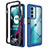 Silicone Transparent Frame Case Cover 360 Degrees for Motorola Moto Edge S30 5G