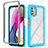 Silicone Transparent Frame Case Cover 360 Degrees for Motorola Moto G Stylus (2021)