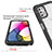 Silicone Transparent Frame Case Cover 360 Degrees for Motorola Moto G Stylus (2021)