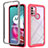 Silicone Transparent Frame Case Cover 360 Degrees for Motorola Moto G10 Power