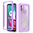 Silicone Transparent Frame Case Cover 360 Degrees for Motorola Moto G10 Power