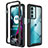 Silicone Transparent Frame Case Cover 360 Degrees for Motorola Moto G200 5G