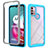 Silicone Transparent Frame Case Cover 360 Degrees for Motorola Moto G30