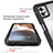 Silicone Transparent Frame Case Cover 360 Degrees for Motorola Moto G32