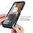 Silicone Transparent Frame Case Cover 360 Degrees for Motorola Moto G32
