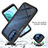 Silicone Transparent Frame Case Cover 360 Degrees for Motorola Moto G41