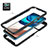 Silicone Transparent Frame Case Cover 360 Degrees for Motorola Moto G42