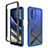 Silicone Transparent Frame Case Cover 360 Degrees for Motorola Moto G51 5G