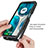 Silicone Transparent Frame Case Cover 360 Degrees for Motorola MOTO G52