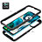 Silicone Transparent Frame Case Cover 360 Degrees for Motorola MOTO G52