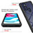 Silicone Transparent Frame Case Cover 360 Degrees for Motorola Moto G60s